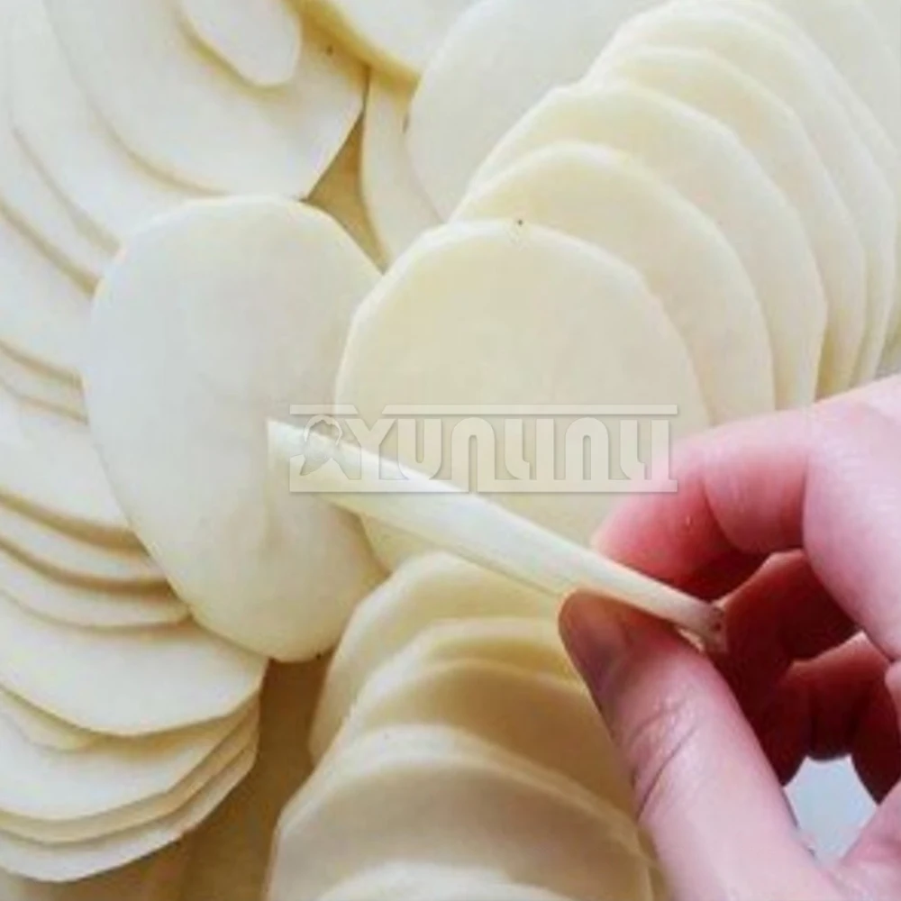 Máquina De Corte Vegetal Elétrica, Batata Doce Cortando Máquina com Espessura Ajustável, Processador Comercial