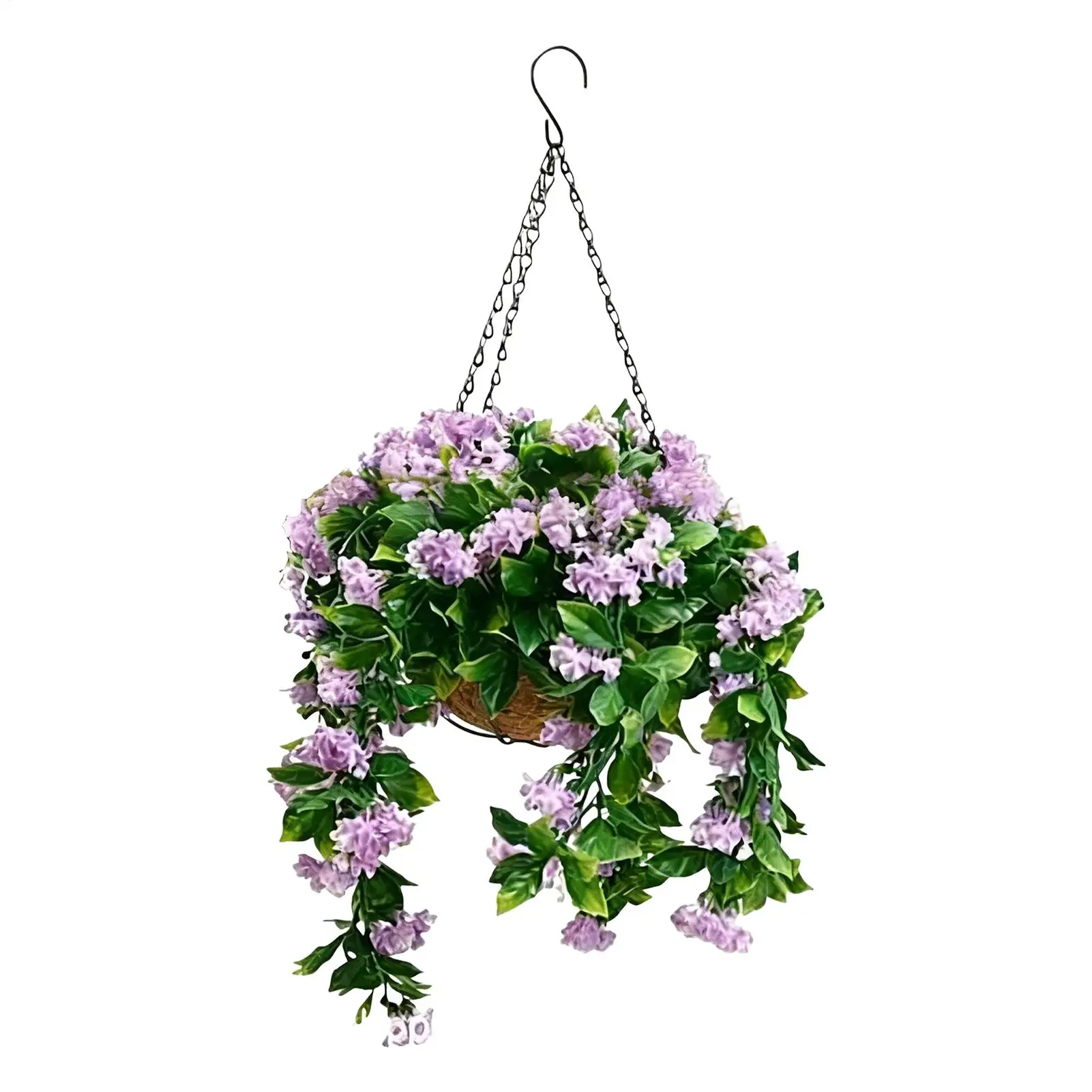 

Искусственные подвесные корзины с реалистичной зеленью муррайи, 15,7 дюймов, для дома, квартиры, веранды, улицы