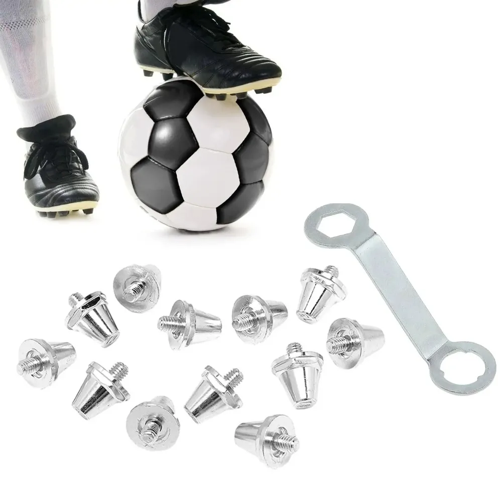 

10PCS 11mm/13mm/15mm Football Shoe Spikes Non-slip Replacement Football Shoe Studs Universal Fast Lock Football Boot Spikes