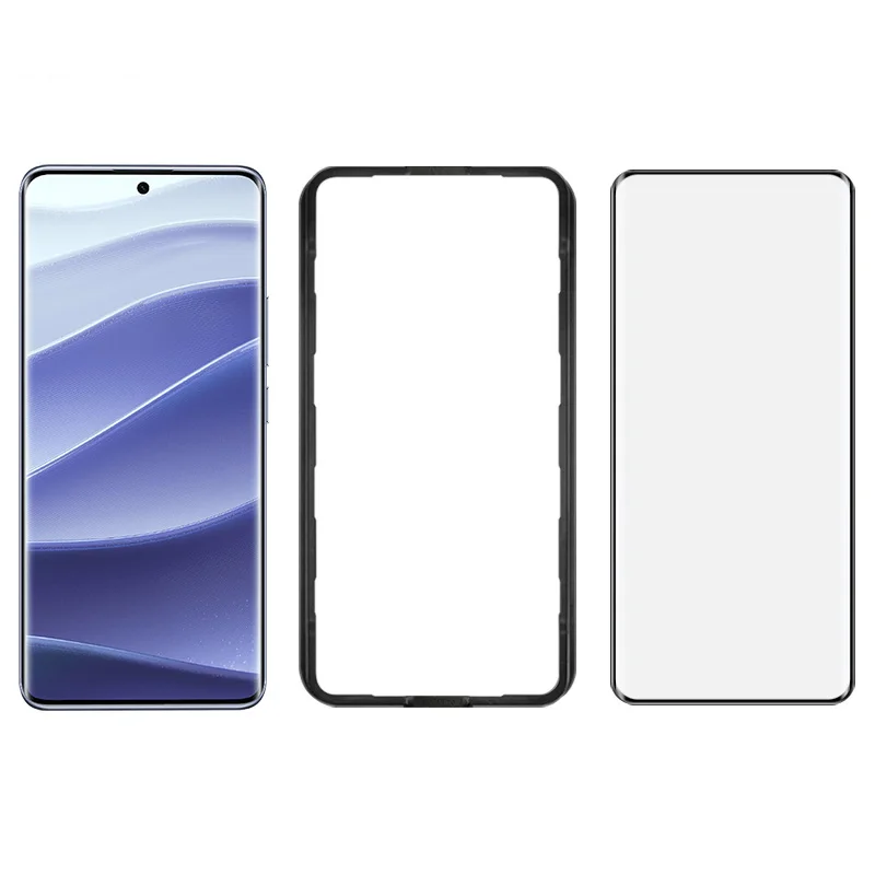 

IMAK Screen Protector For Xiaomi Redmi Note 14 Pro 5G / Note 14 Pro+ 5G / Poco X7 5G Full Glue 3D Curved Tempered Glass Film wit