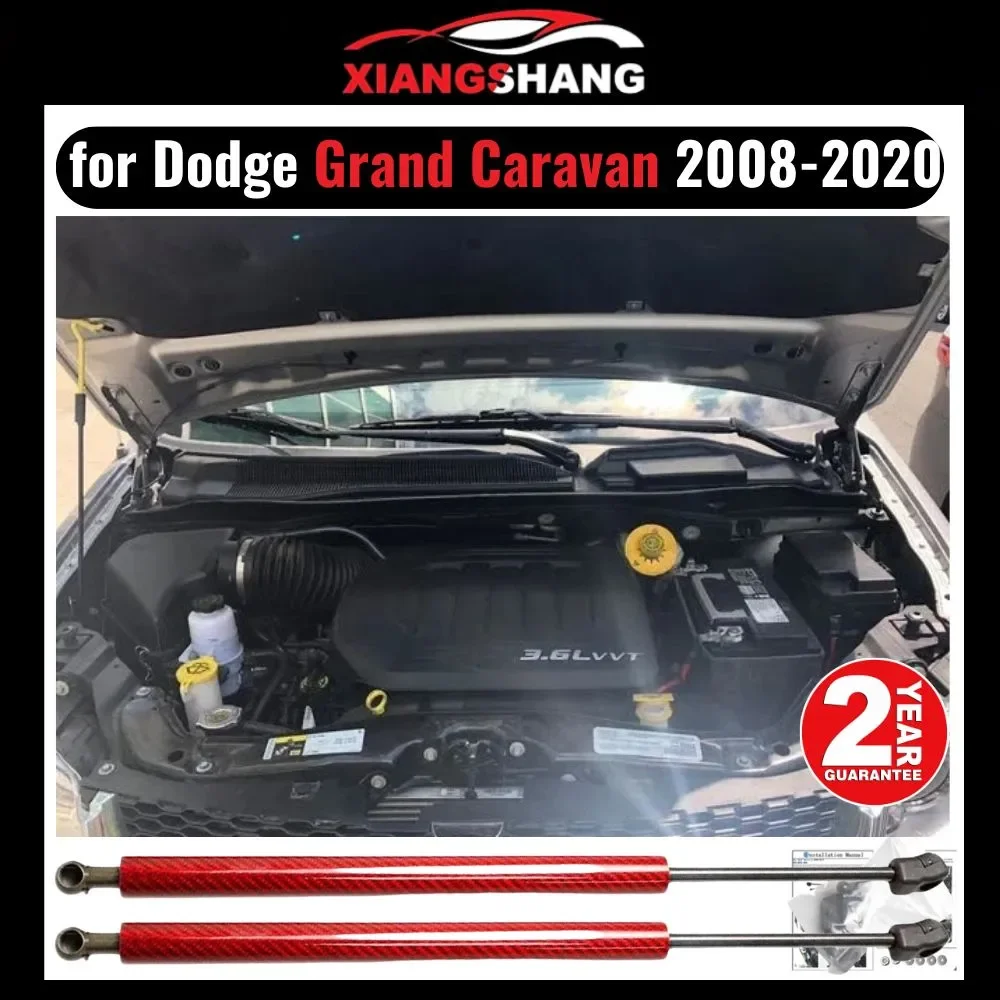 Front Bonnet Hood Damper for 2008-2020 Dodge Grand Caravan for Ram C/V Tradesman Modify Gas Struts Lift Support Shock Absorber