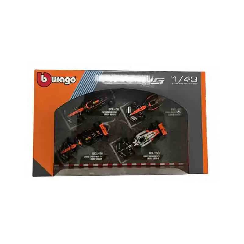 bburago-1-43-formula-1-set-di-4-modelli-di-auto-in-lega-pressofusa-serie-mclaren-f1-4-lando-norris-81-oscar-piastri-regalo-per-gli-appassionati-di-f1