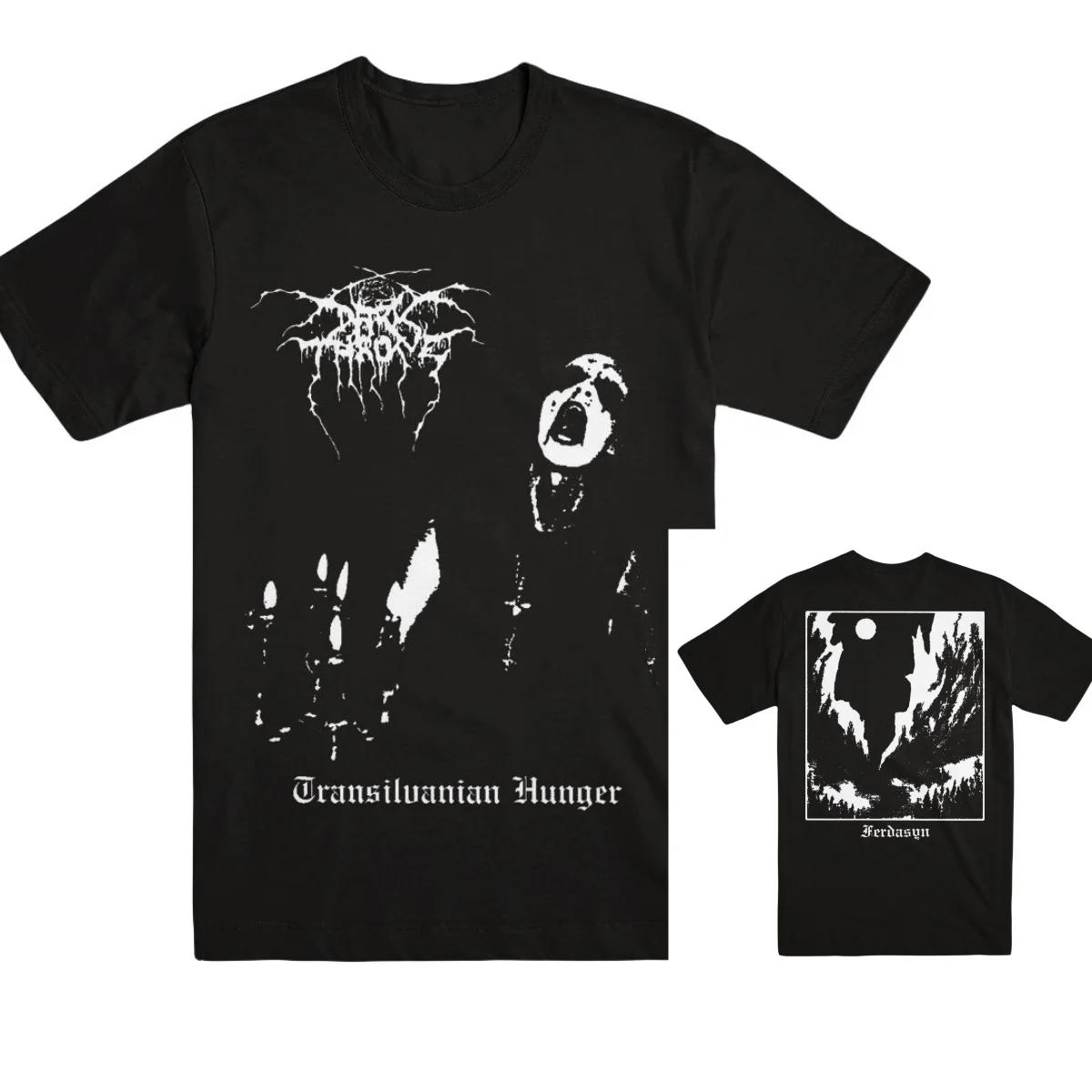 A Blaze in The Northern Sky DARKTHRONE Band T-Shirt Cotton Graphic Tee Men Women Summer Streetwear