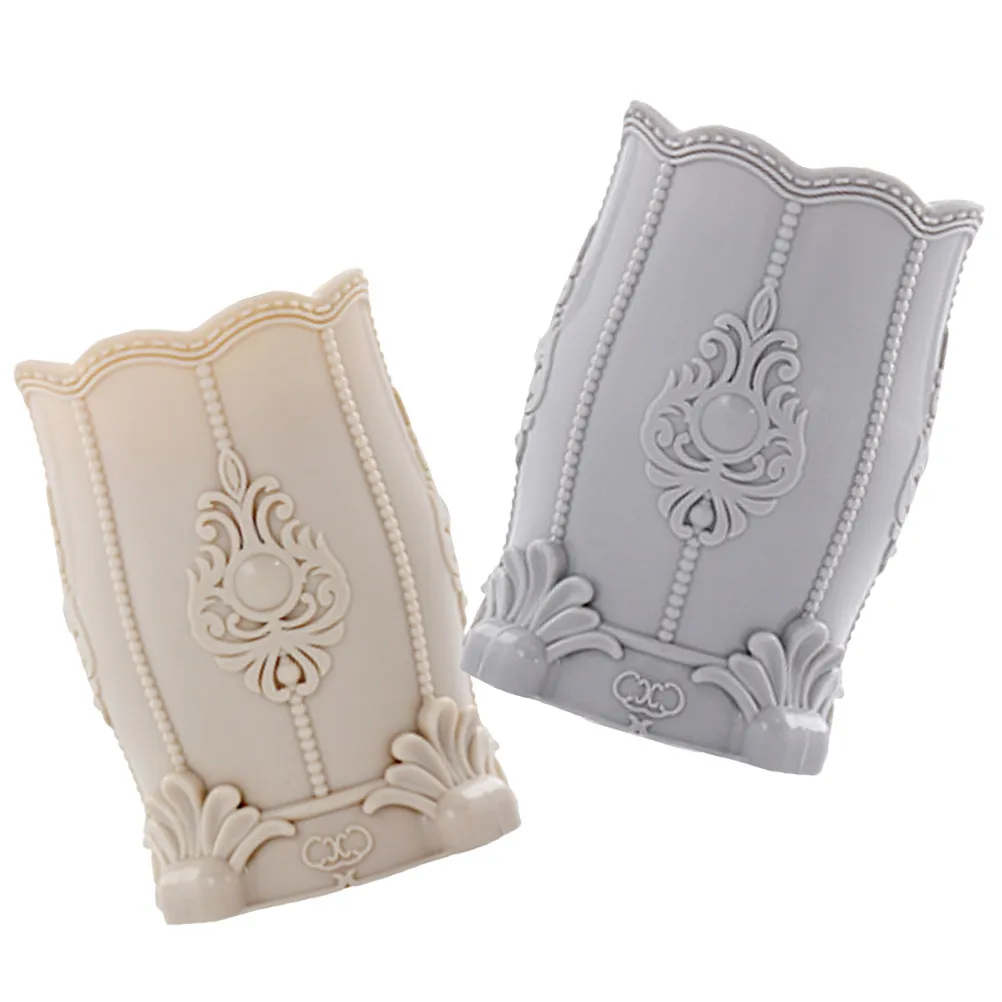 2Pcs Makeup Brush Organizer Holder Multi-Purpose Desktop Storage Box Pen Container Sundries Holder Makeup Brush Storage