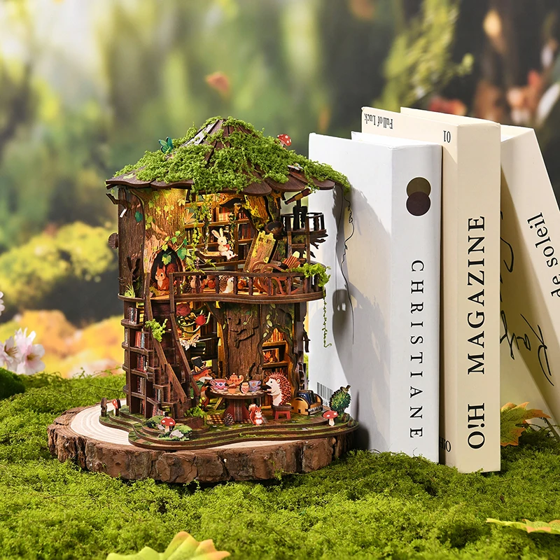 DIY Holz-Wald-Tee-Buchclub-Fig – Home Decor Catalog Bewertung und Preis