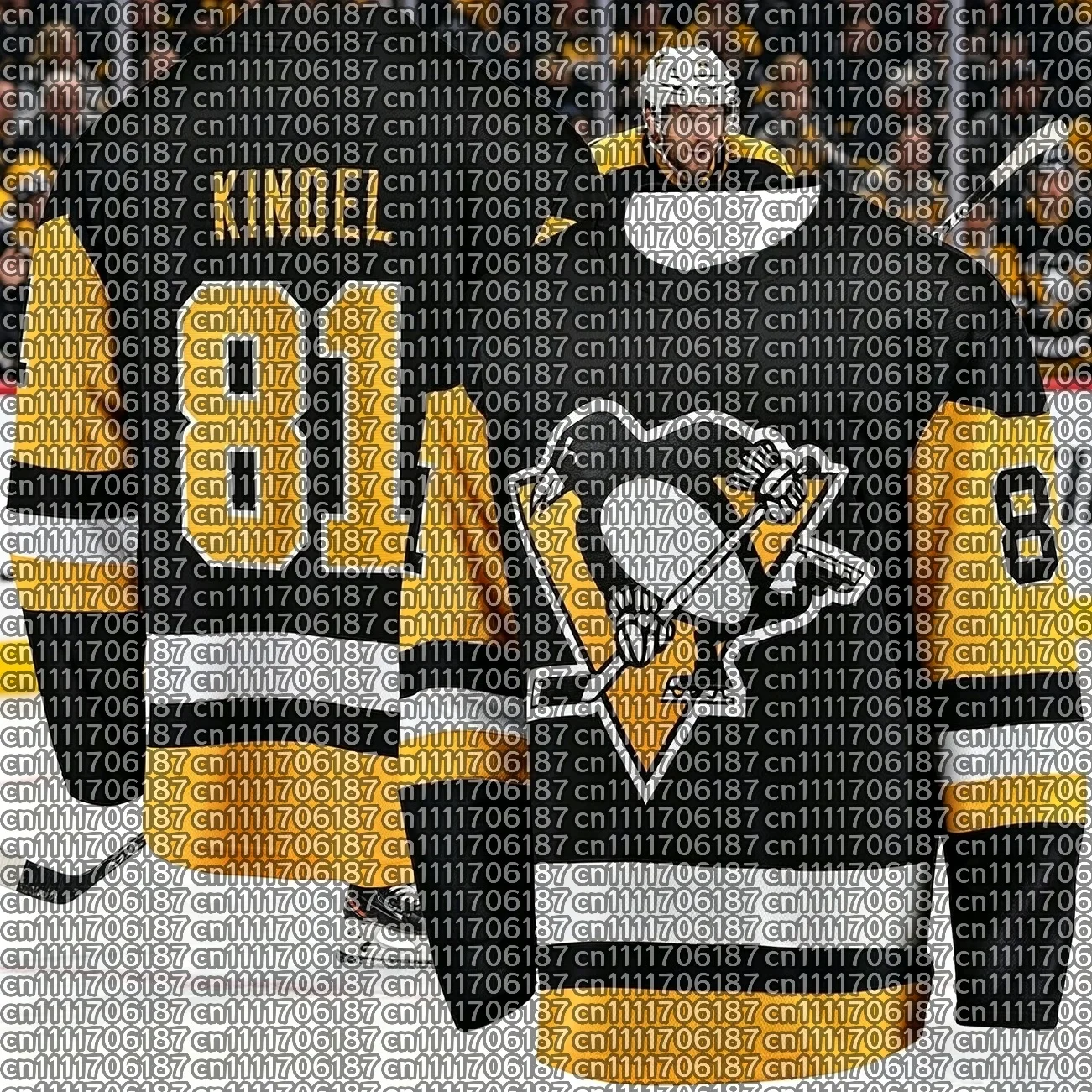 2026 Men's New Ice Hockey Training Clothing Penguin Series 3D Printed Sports Speed Drying Yellow Long Sleeve T-shirt Family Wear