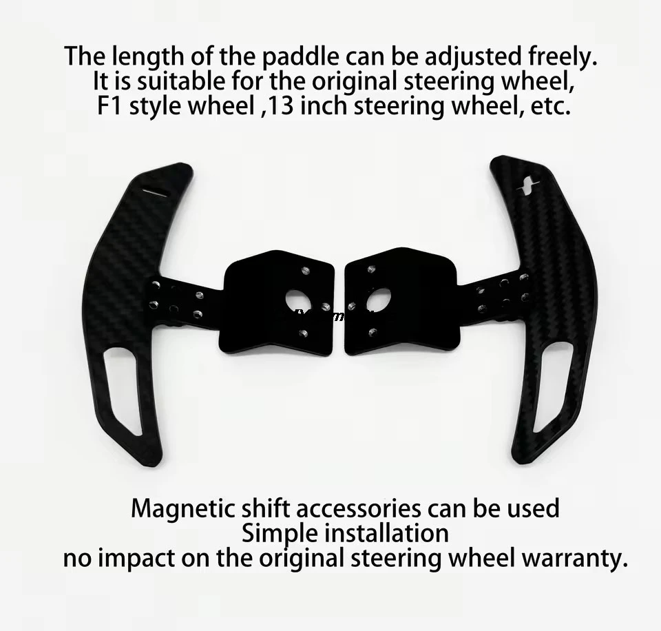 Para moza r5 r3 es esx carro de corrida jogo mod volante fibra carbono paddle shifter adaptador