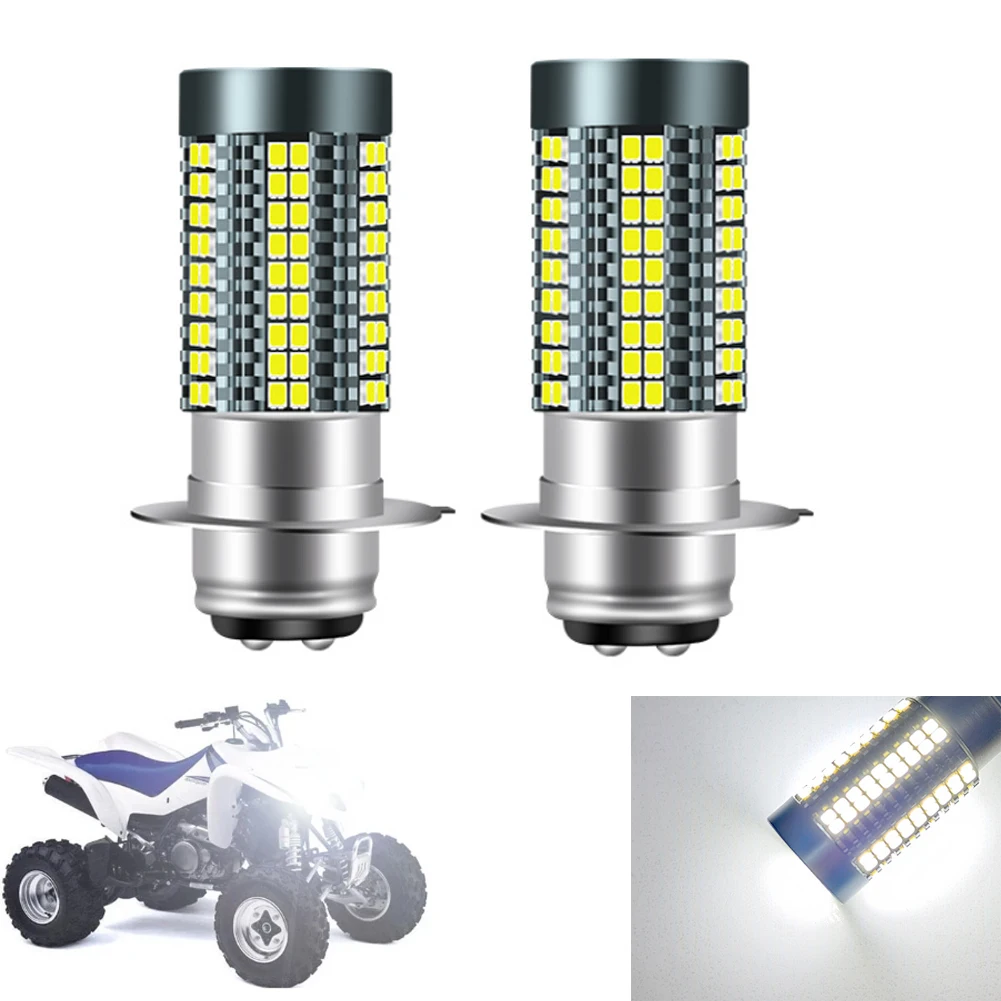 2 PCS For Suzuki LTZ 400 Z400 QUADSPORT 2003 2004 2005 2006 2007 2008 Motorcycle White LED Headlight Bulbs Lamp