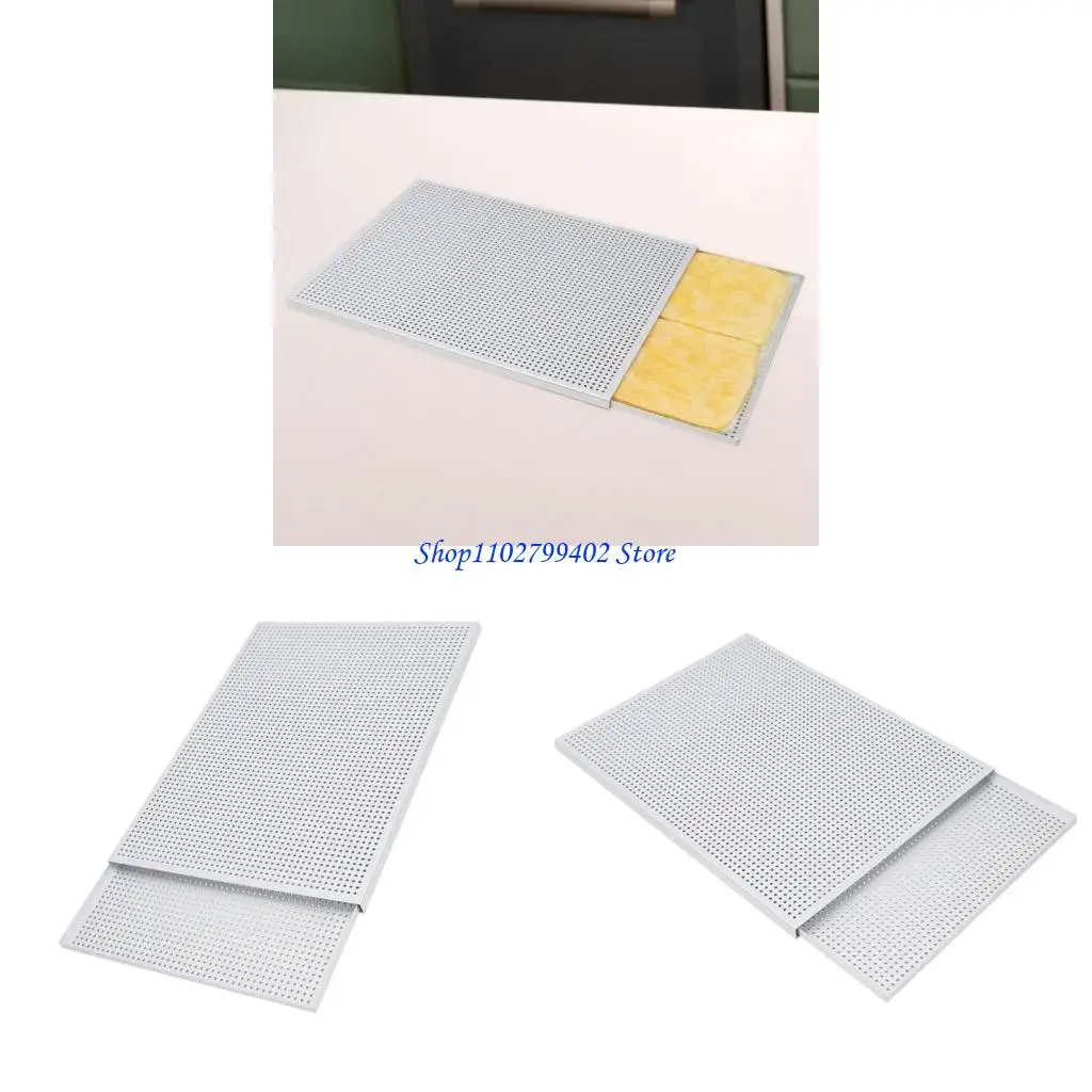 

547F 2Pcs Anodized Aluminum Baking Pan Professional Grades Nonstick Pastry Bakewares