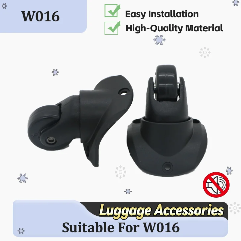 

For W016 Effortless Replacement Luggage Wheel Kit Ultra-Quiet Swivel Castors Wear-Resistant & Slip-Resistant