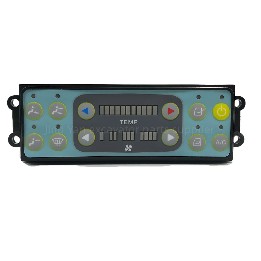 For XCMG XE135B 150 210 215 260 370D Lovol Yuchai YC60 130 80 150 220-7 Air Conditioning Panel Switch Fuel Regulator Excavator