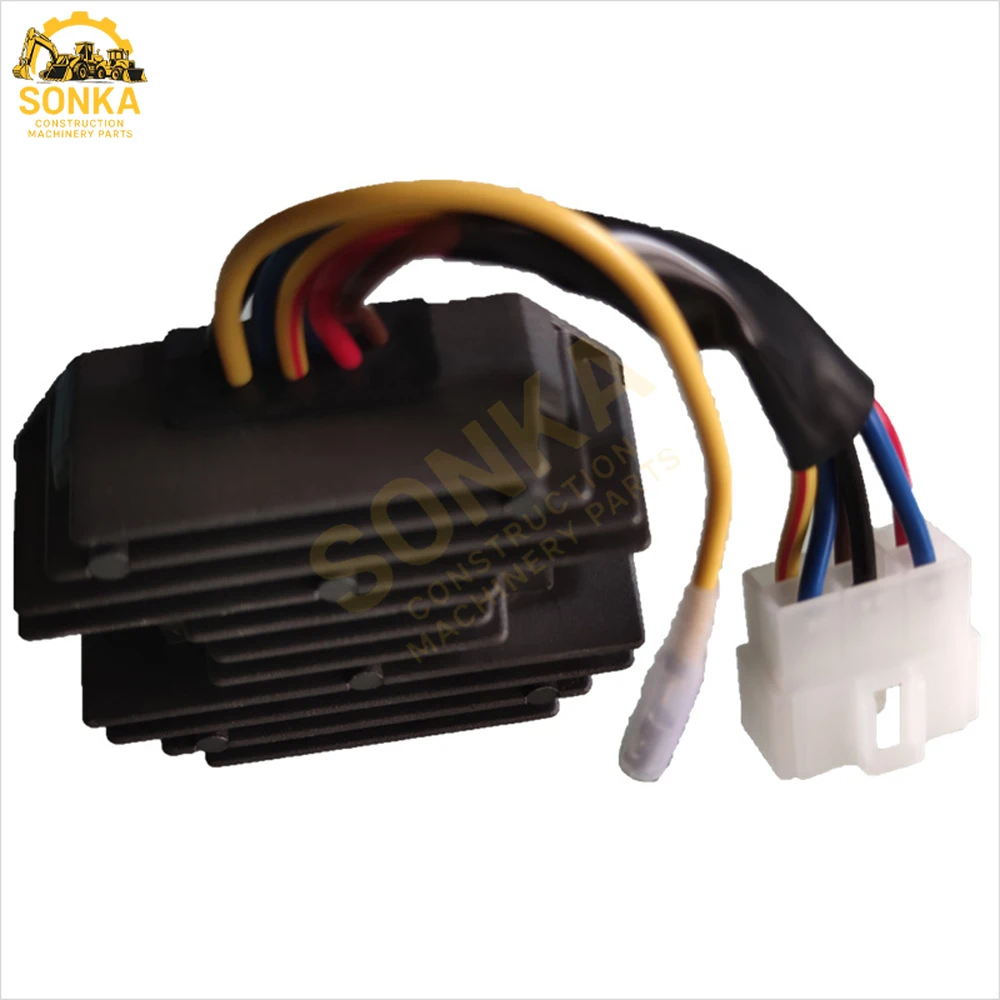 119640-77710 12V 280W  Regulator Rectifier for Yanmar 3TNE74 3D74E 3D68E 3D72 Engine for Komatsu PC05-6 PC10-6 PC15-1 Excavator