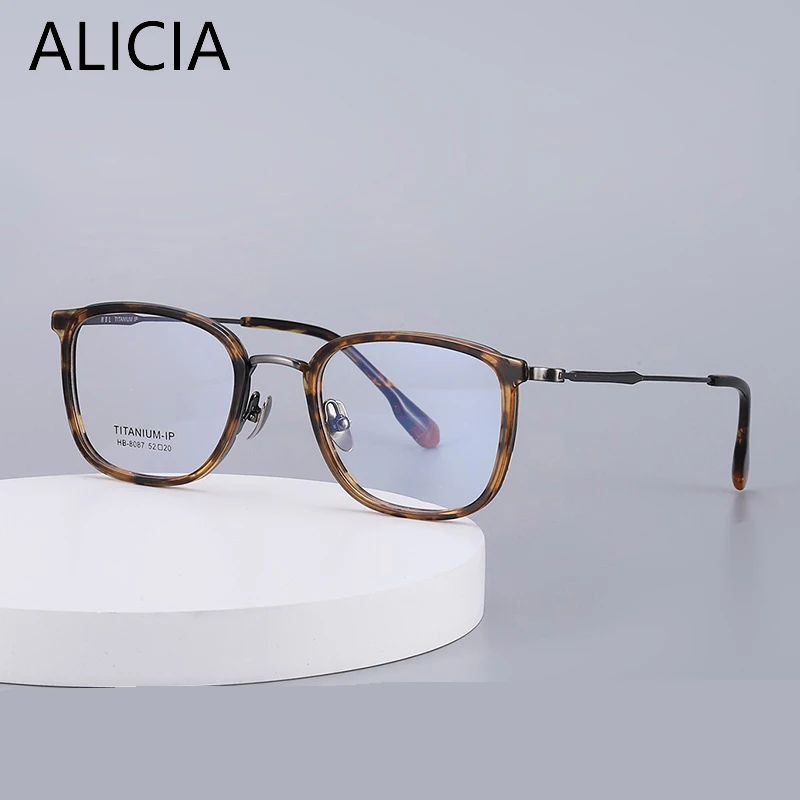 

Очки ALICIA: Модные ретро-оправы унисекс, круглые, цельные, для зрения, люксовые, ультралегкие, из чистого силикона и титана
