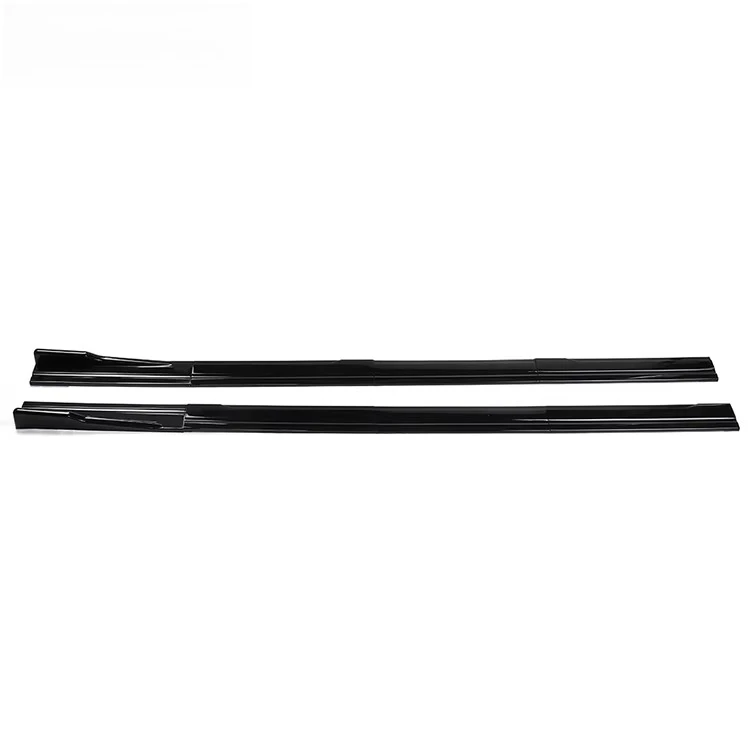 Glossy Black ABS Carbon Fiber Look Decal Universal Car Accessories Body Kits Auto Parts Vehicle Trims Tuning Side Bumper Skirts
