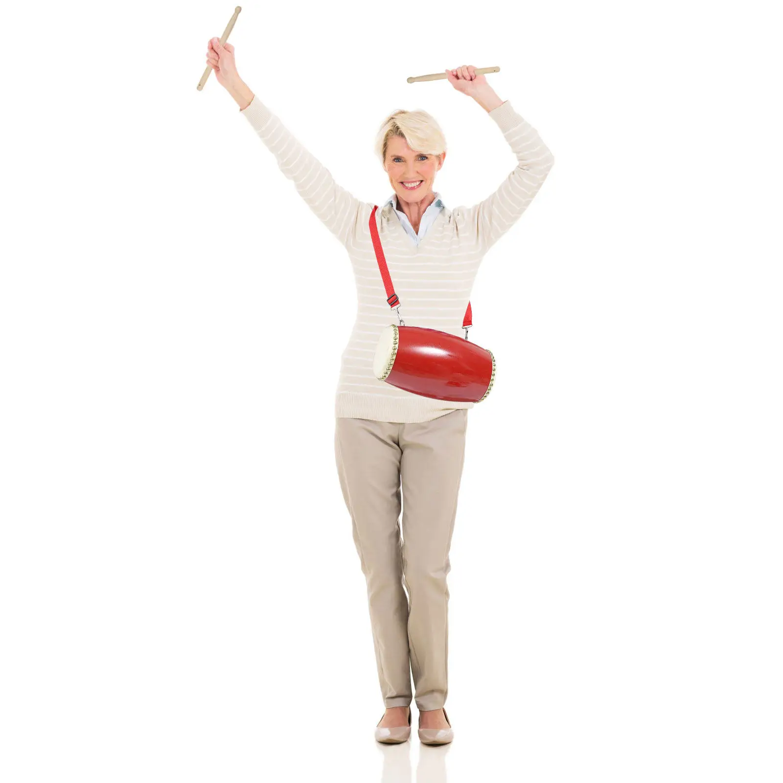 

1Set Simple Waist Drum Traditional Chinese Percussion Instrument for Festive Celebrations Portable Dance Performance Loud Sound