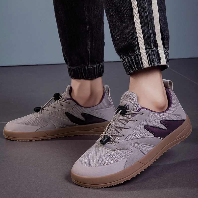 Fashion Barefoot Shoes For Men Wide Toe Shoes Breathable  Training Sneakers Men Minimalist Casual Shoes For Men Walking Footwear image 4