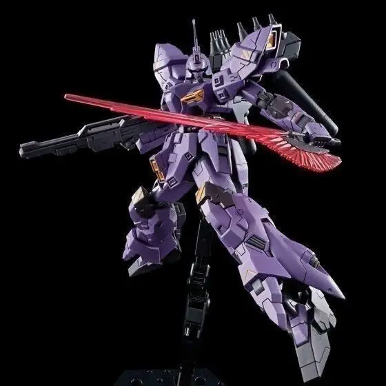 HG 1/144 AMS-123X Varguil Moon Fighter 모델 키트 소년을위한 액션 피규어 데스크탑 장식 퍼즐 장난감 선물 Collectible