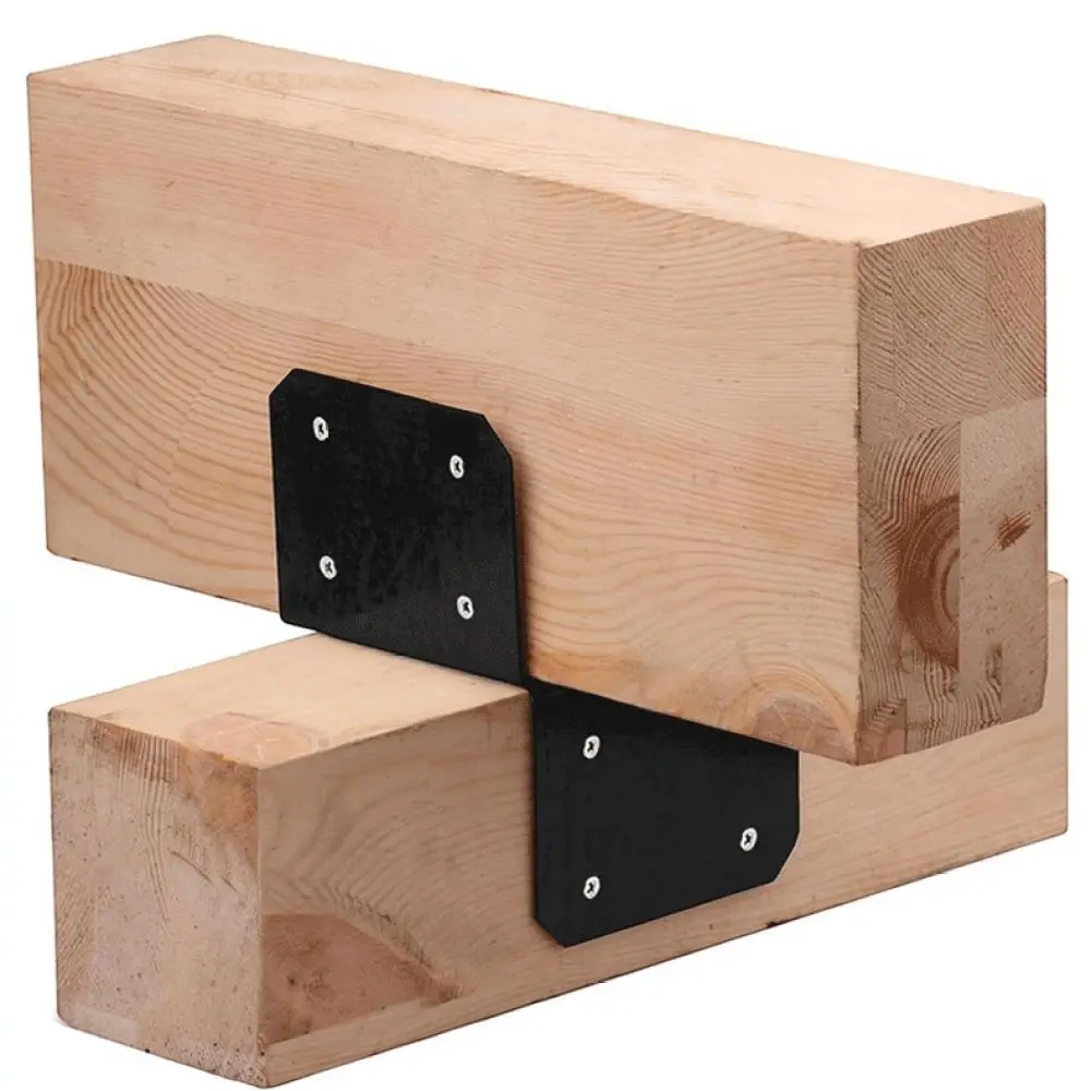 Heavy Duty Joist Hanger Metal Beam Connector For RTF Structural Timber Support Bracket For Pergola Patio Deck Framing