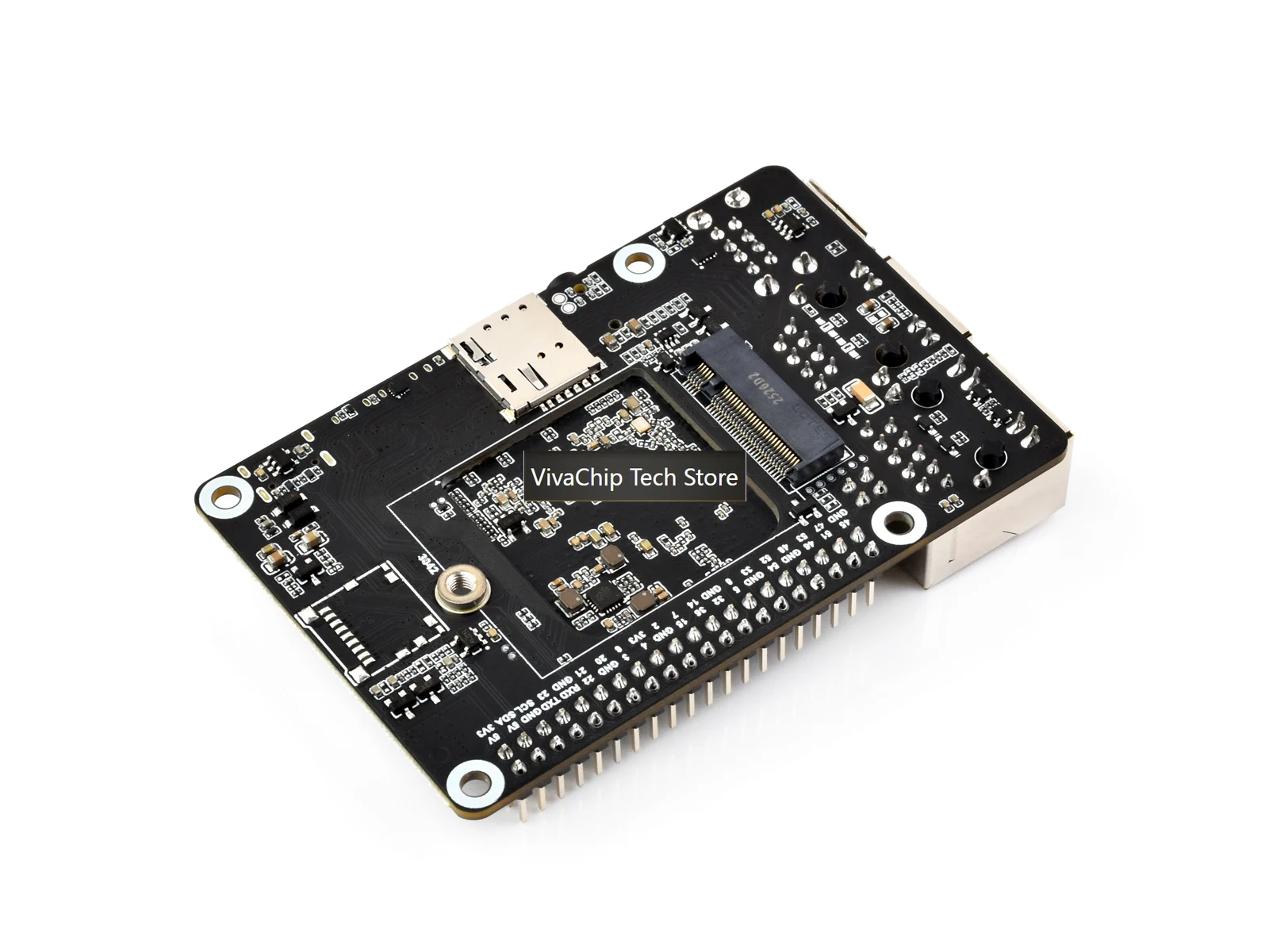 VivaChip TechLuckfox Lyra Pi Linux SBC W/Tri-Core A7+M0, Dual LAN, MIPI DSI, USB OTG, Rockchip Matrix IO (98 Funcs)