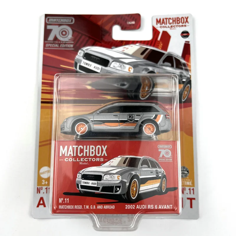 

2023 GBJ48 9C5S матчбокс 1:64 2002 AUDI RS 6 AVANT коллекция литых под давлением моделей автомобилей в подарок