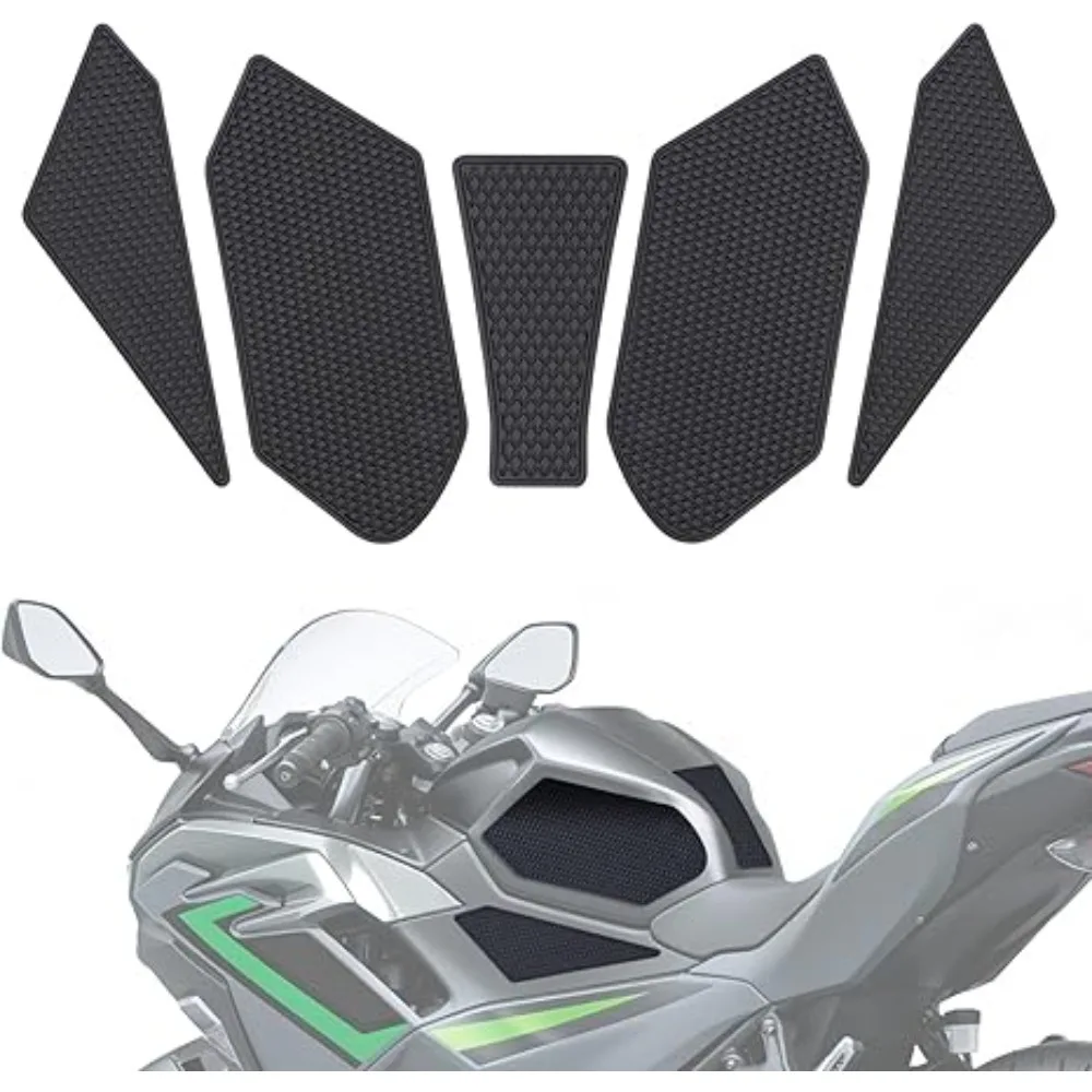 

Motorcycle Anti-Slip Fuel Tank Pad Tank Protectors Accessories for Ninja 500 Ninja 500 SE Z500 Ninja 400 Z400 2018-2025