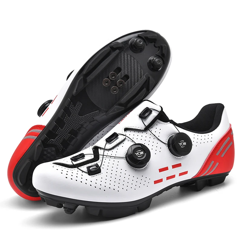 

Summer Road Bike Lock Shoes Professional Cycling Breathable Hard Soled Casual Non Lock Mountain Bike Riding Outdoor Sneakers