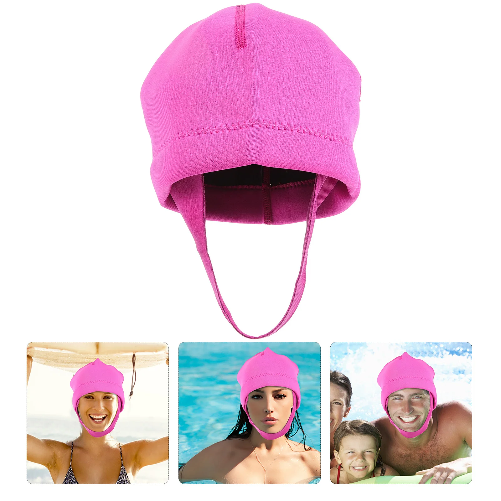

Men's Swimming Cap Surfing Hats for Easy to Wear Dive Hood Caps Practical Thermal Diving