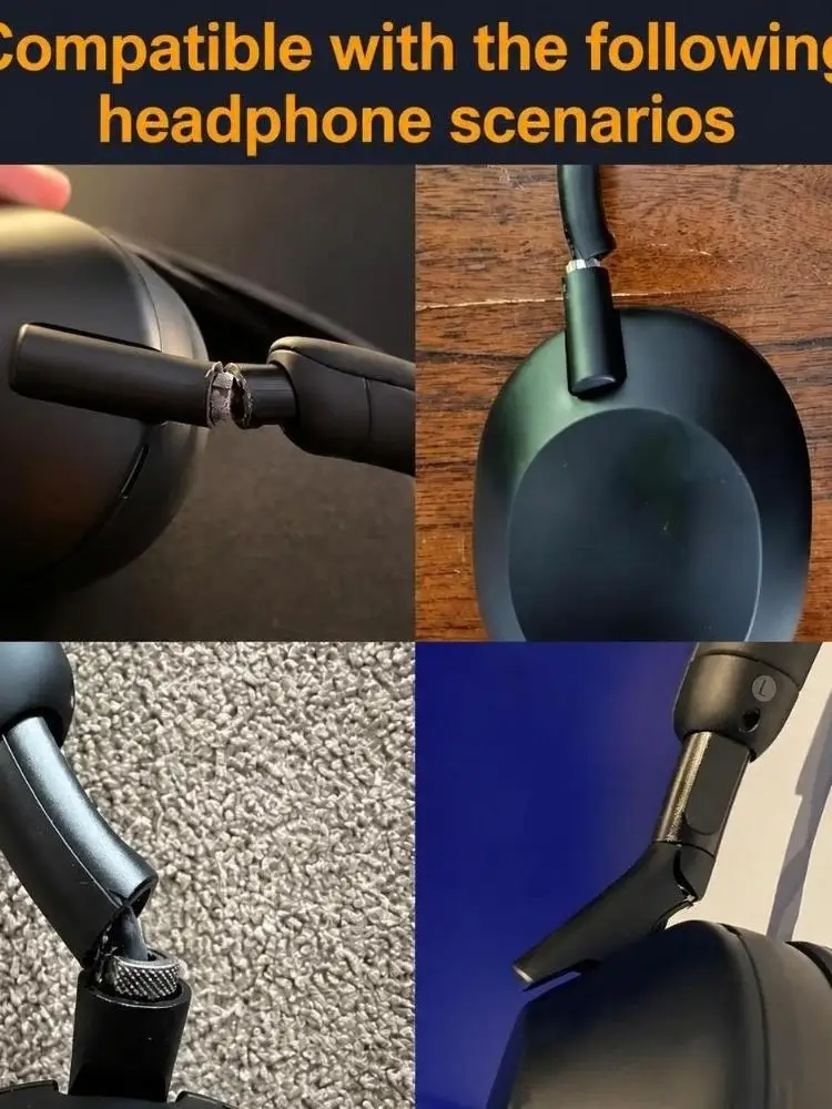 Plastikowy zestaw naprawczy zawiasu słuchawek z narzędziem do demontażu, złączka ramienia słuchawek, część zamienna ramienia słuchawek do Sony WH 1000XM5 — zdjęcie produktu 7