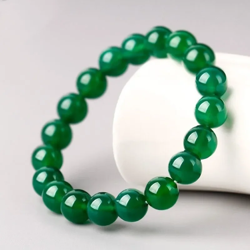 

Natural, green agate, bracelet, bracelet.