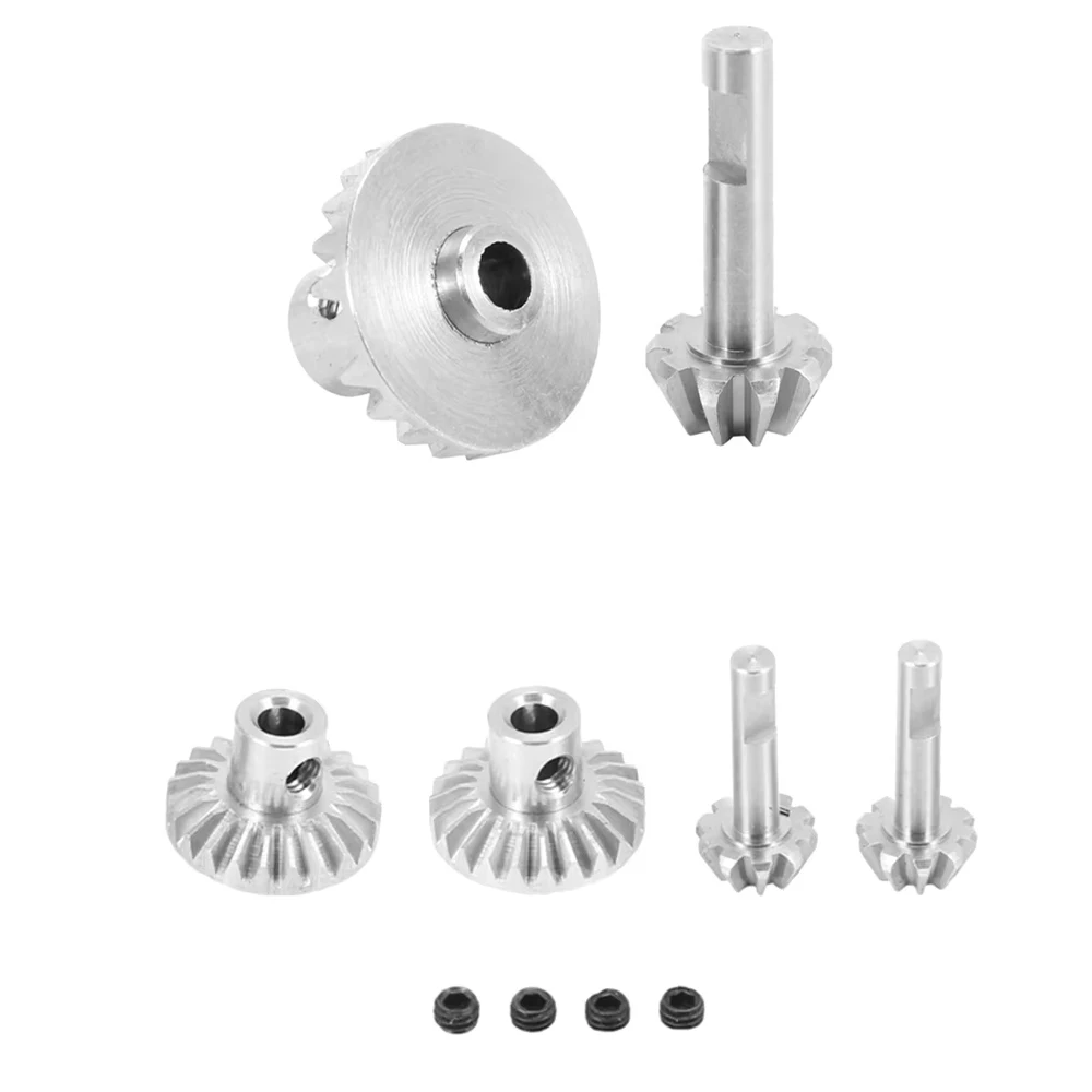 

4Pcs Steel Front and Rear Axle Bridge Gear Drive Shaft Gears Set - Premium Upgrade for WPL B24/B36/C14/C24 & MN D90/MN99S RC Car