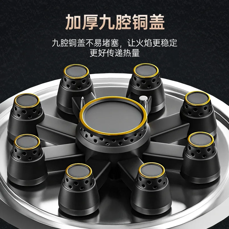 

Газовая плита Xinfei, 220 В, с одной горелкой, с высоким пламенем, бытовая встроенная настольная газовая плита, сжиженный нефтяной газ с защитой от пламени AH