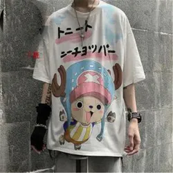 Hip Hop Cartoon T Shirt Men Japanese Anime T-Shirt Streetwear Harajuku Casual Short Sleeve Oversized Tops Summer Japan Tshirts