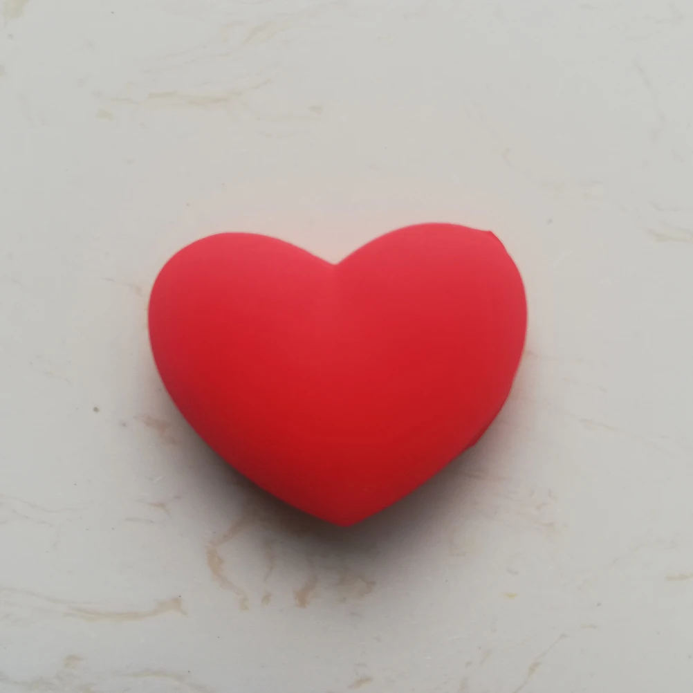 

6 Pcs Tennis Racket Shock Absorber Multi-color Dampeners Heart-shaped Shocking for Rackets Silicon Accessory Decorate Shocks