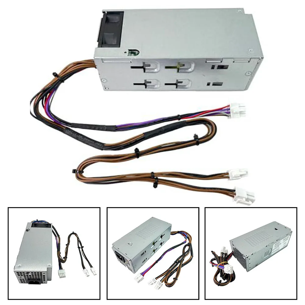 Replacement Adapter for atx for Desktop PSU Metal Housing Stable Voltage Output Overvoltage Protection For Optiplex 3000MT