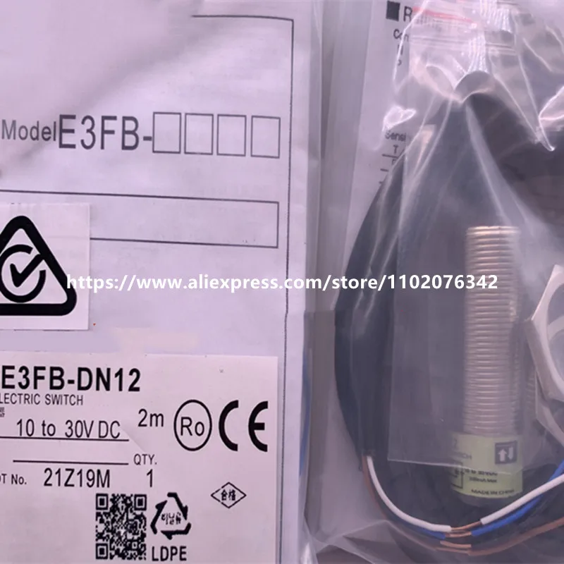 2PCS New Photoelectric switch  E3FB-DN12 E3FB-DP12 E3FB-DN11 E3FB-DP11 E3FB-DN13 E3FB-DP13