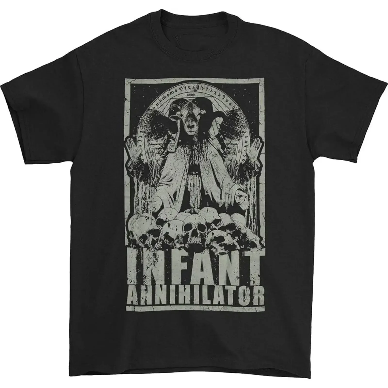 Vintage Baby T Shirt Annihilation Band Black Cotton S 5XL vintage Washed homme Soft Breathable Slightly Top For Everyday Wear