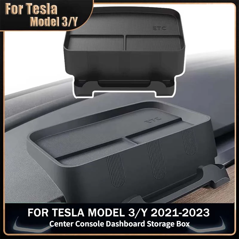 Silicone Glasses Key Tray Center Console Bracket Storage Case For Tesla Model 3 Model Y Car Dashboard Storage Box Accessories