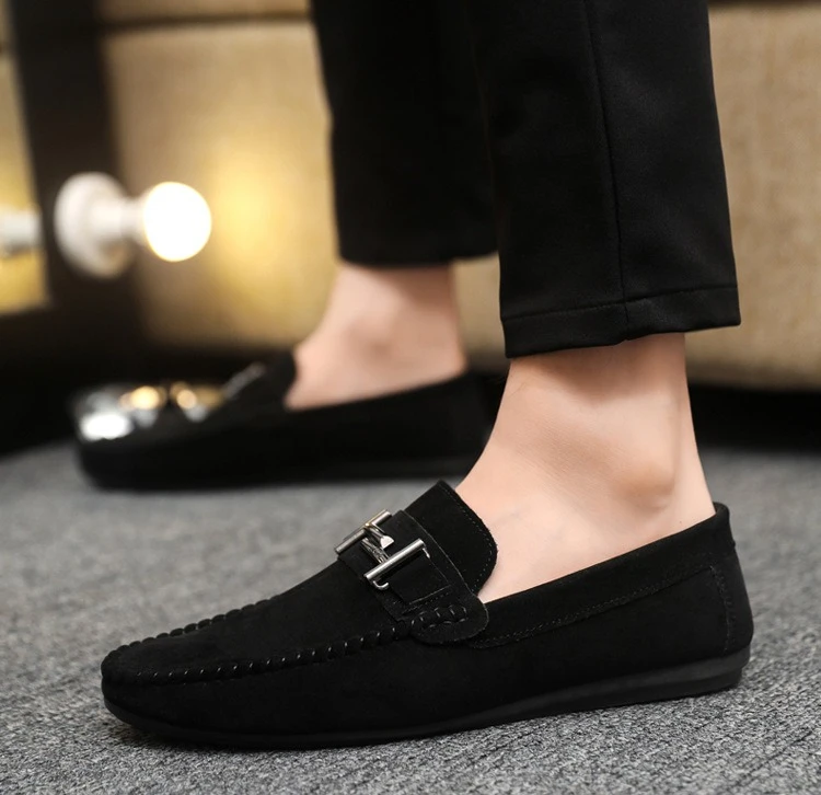 Frühling/Sommer Mode Herren Casual Slipper Rutschfeste Slip-On Schuhe Herren Fahrschuhe – Detail 11