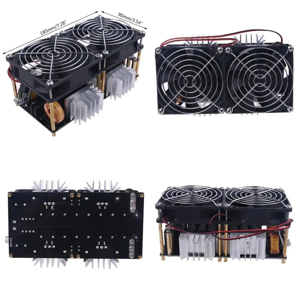 

Y1UB 2000W 50A ZVS Induction Heating Board Heater Module Flyback Driver Dissipation Coil Dual Fan with Copper Tube