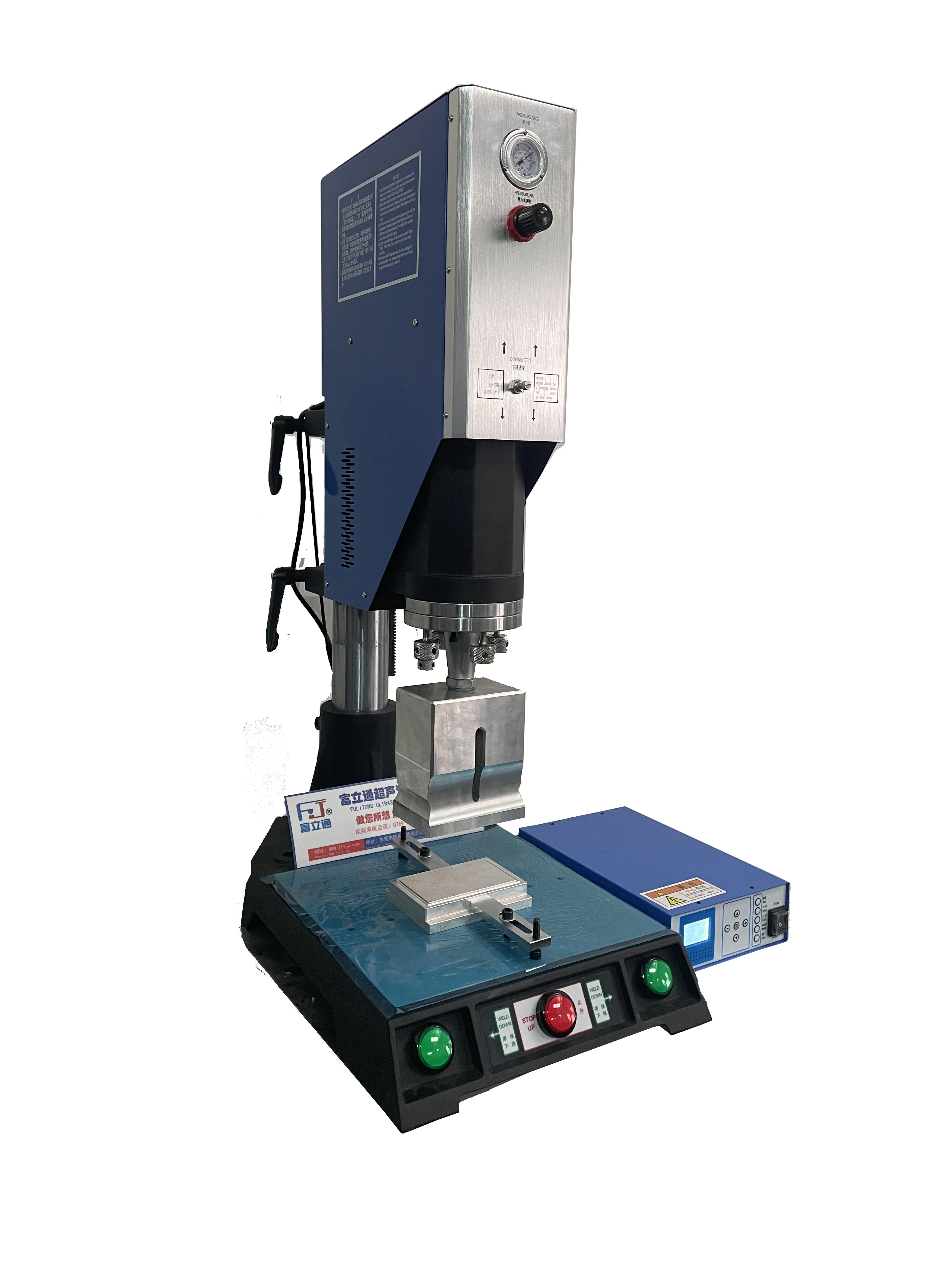 Máquina de soldadura ultrasónica de plástico para tarjetas de clasificación PSA, estuches de monedas, 15k 2600w