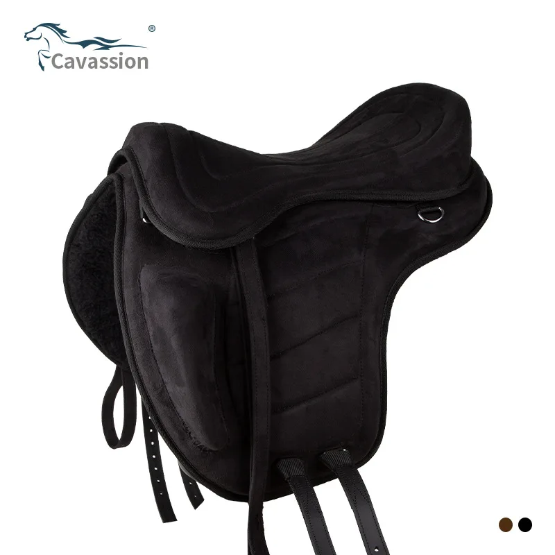 Imitation Suede Cloth, Endurance Saddle, Saddle Bone, Equestrian Riding Harness Saddle 8205013