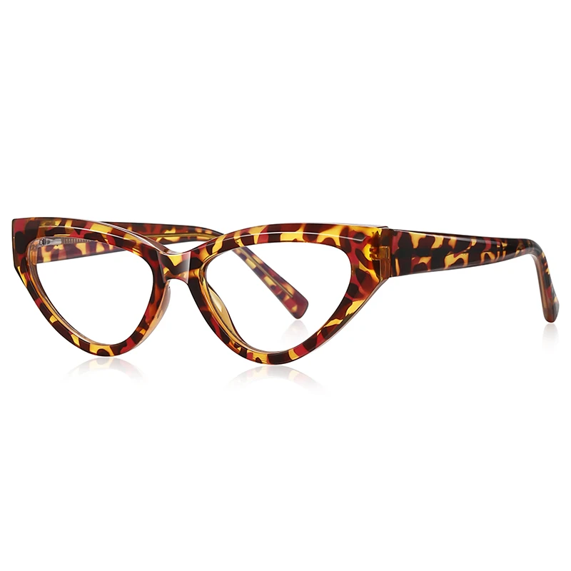 VCKA Cat Eye Prescription Myopia Glasses Thick Frame NEW Women Fashion Discoloration  Anti Blue Light Eyewear -0.50 TO -10