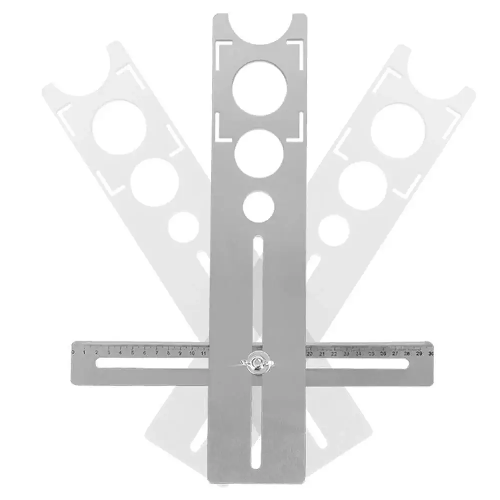 Multi-function Universal Tile Hole Locator Double-sided Polishing Marble Punch Locator Drilling Tool Dropshipping