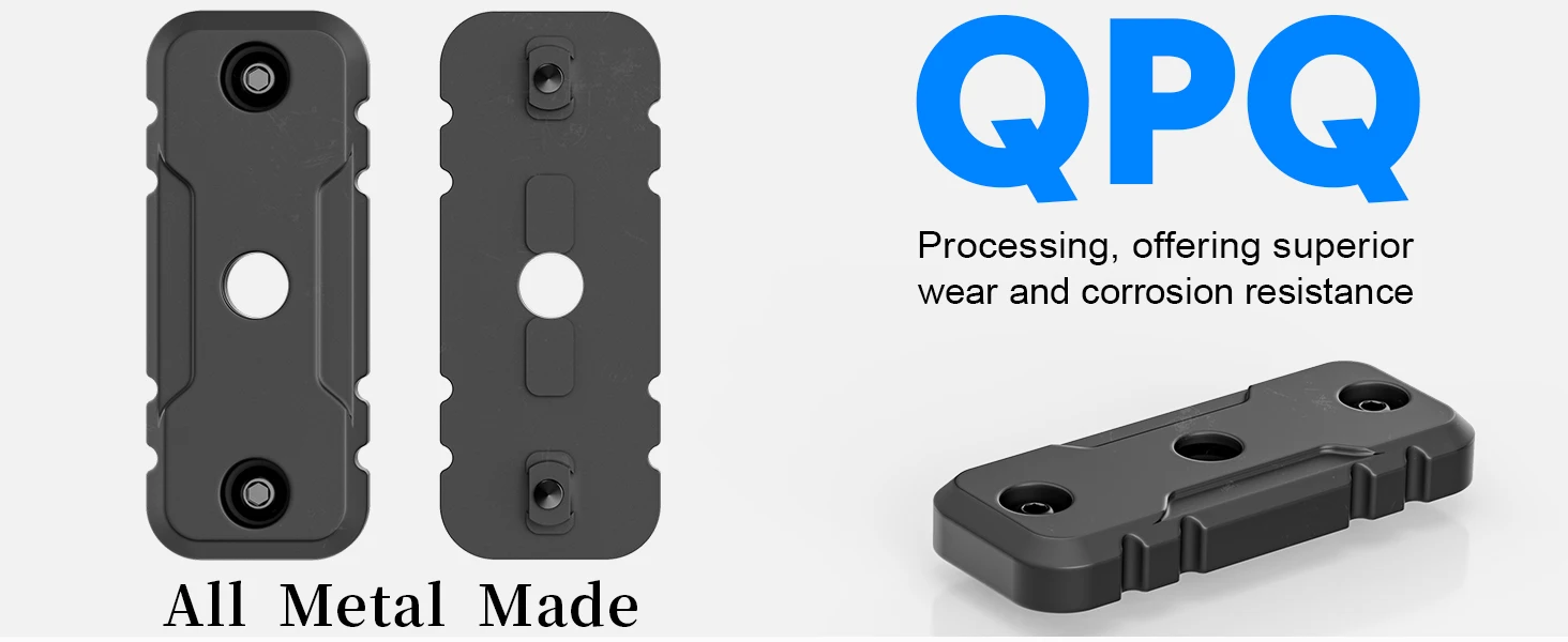 MLOK Exterior Forend Gewichte (Paar) mit QD-Schlaufe, MW5 Edelstahl-Gewichtsblock für MLok Handguard, Schienenwaagen Mlok Handstop – Detail 1