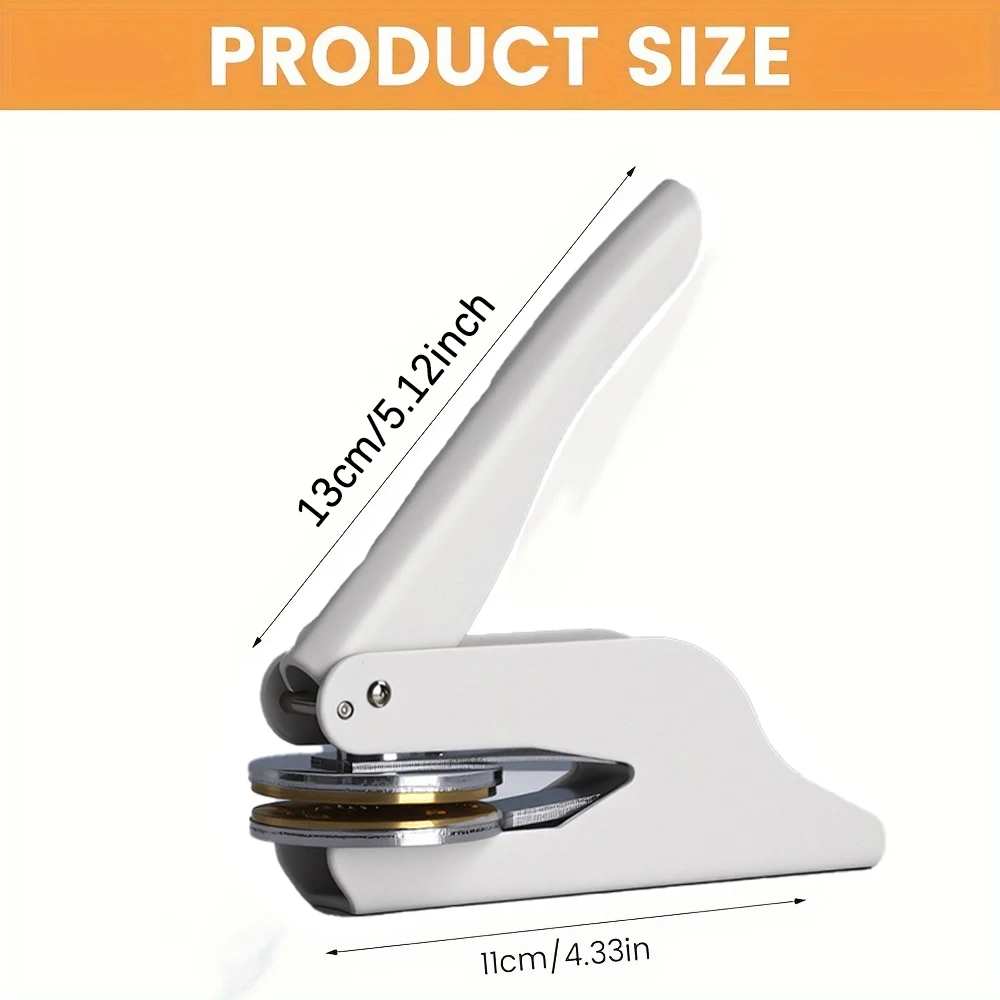 Design Your Own LOGO Embosser Stamp Merry Christmas Customization Library Book Seal Custom for Company Personalized Wedding Seal