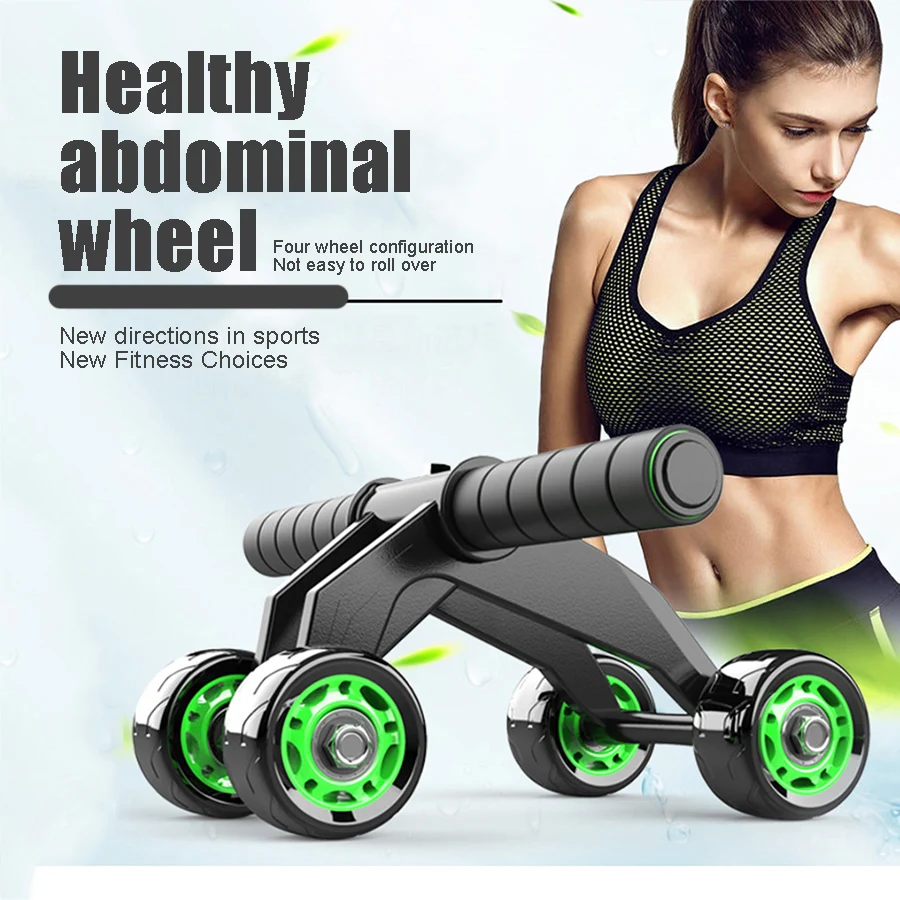 

Multi Functional Fitness Equipment, Four Wheel Abdominal Fitness Wheel, Home Gym Abdominal Muscle Wheel, Giant Wheel Bearing