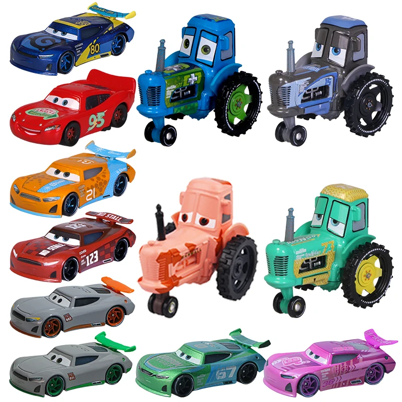 New Disney Pixar Cars 2 3 Metal Diecast Vehicle Lightning McQueen Mater Jackson Storm Ramirez Car Toy Boy Kid Toy Christmas Gift