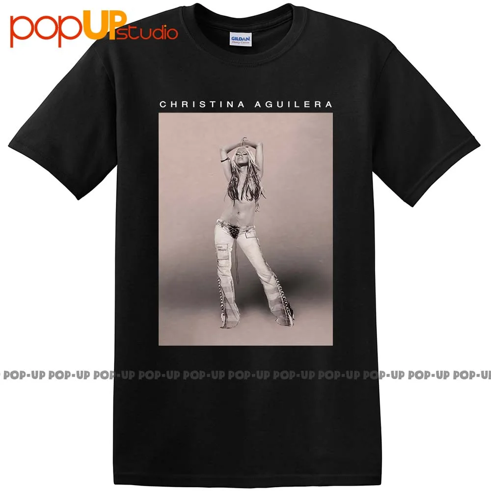 Christina Aguilera Super Star Heavy Cotton Black Unisex XS-5XL Shirt 2A352