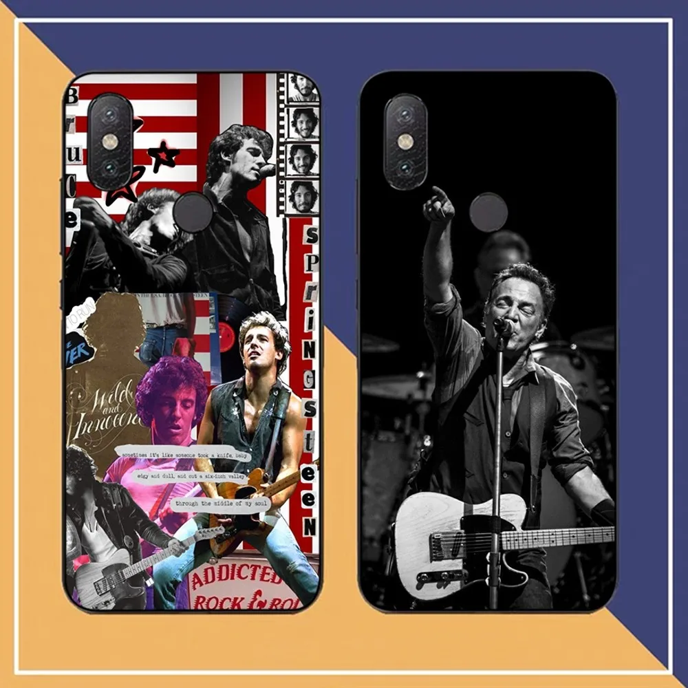 Bruce Springsteen Guitar Phone Case For Redmi Note 4 X 5 A 6 7 8 T 9 9S 10 11 11S 11Epro Poco M3 Pro