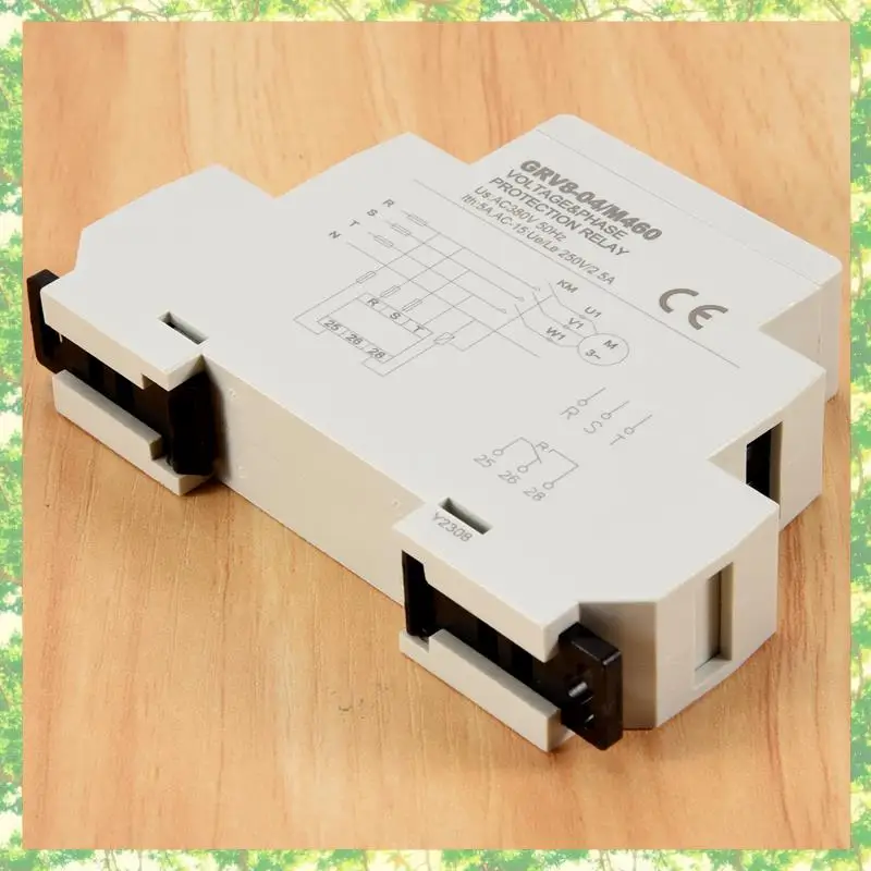 Smart-GRV8-04 M460 Relé de monitoreo de voltaje trifásico Secuencia de fase Protección contra fallos de fase Relé de control de voltaje